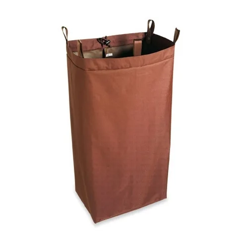 Hospitality 1 Source HCBLS30BR Loop and Snap 18" x 30" Cart Bag — Brown Case Pack of 6 Pieces