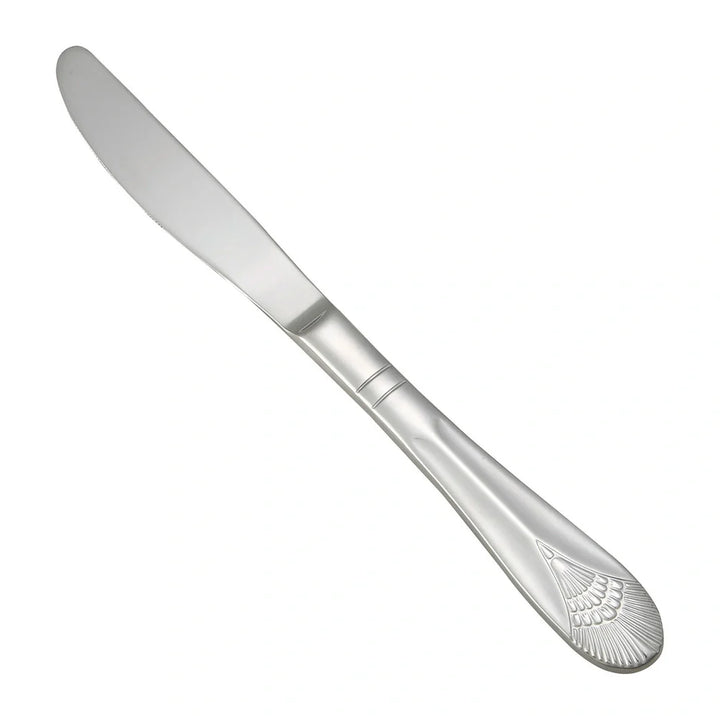 Winco 0031-08 Peacock Dinner Knife, Extra Heavyweight