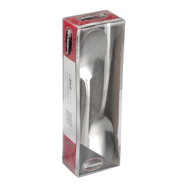 Winco 0081-03 Dominion Dinner Spoon, 2doz/pk, 18/0 Medium Weight