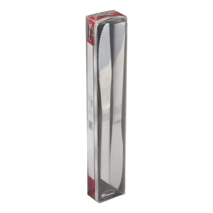 Winco 0082-08 Windsor Dinner Knife, 1doz/pk, 18/0 Medium Weight