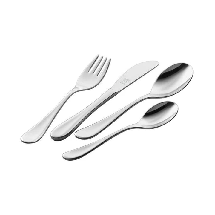 Zwilling 1000649 4 Piece Stainless Steel Twin Kids Filou Flatware Set