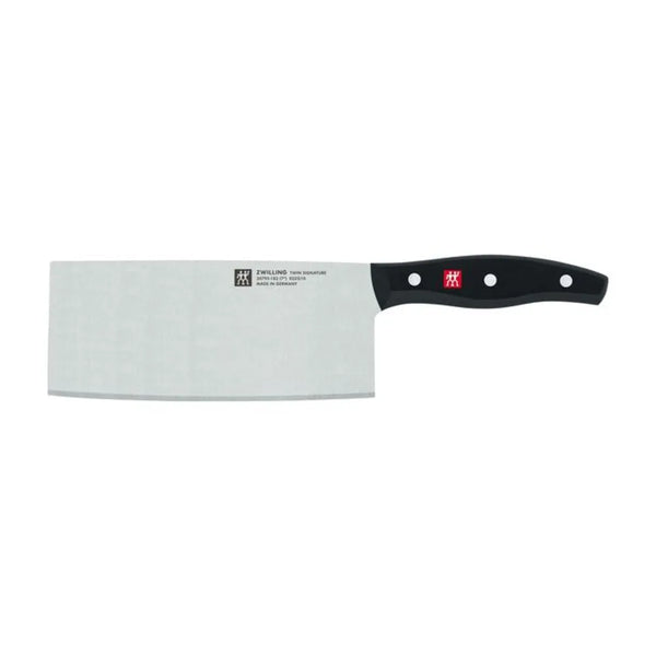 Zwilling 1001408 Cleaver 7" Chinese Chef's Knife/Cleaver with Black Plastic Handle