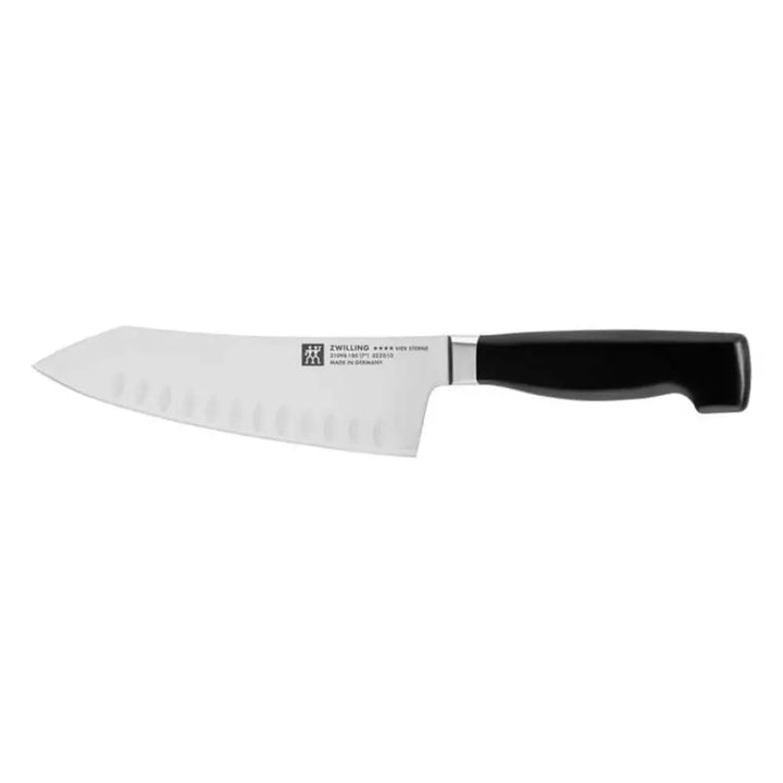 Zwilling 1001614 7" Rocking Santoku Knife with Black Plastic Handle