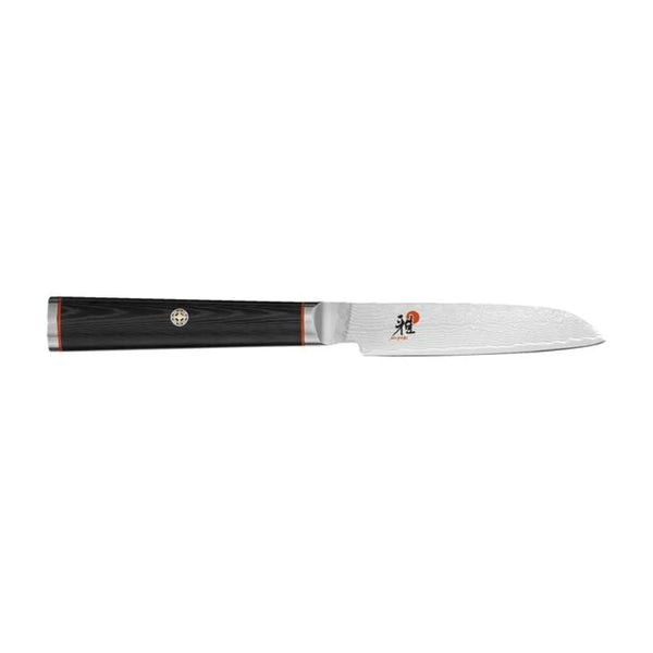 Miyabi 1001993 3 1/2" Paring Knife with Black Linen Micarta Handle