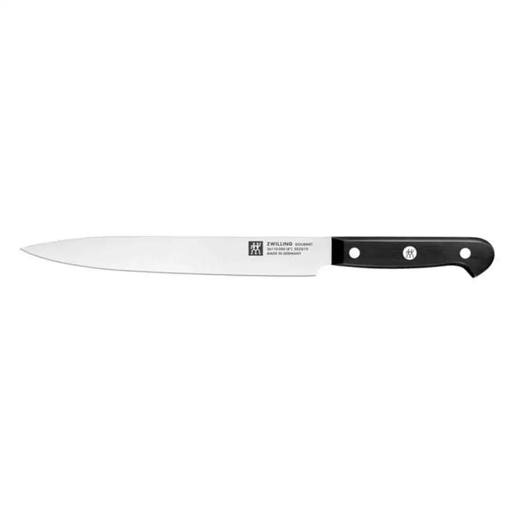 Zwilling 1002382 Gourmet 8" Slicing/Carving Knife with Black Plastic Handle