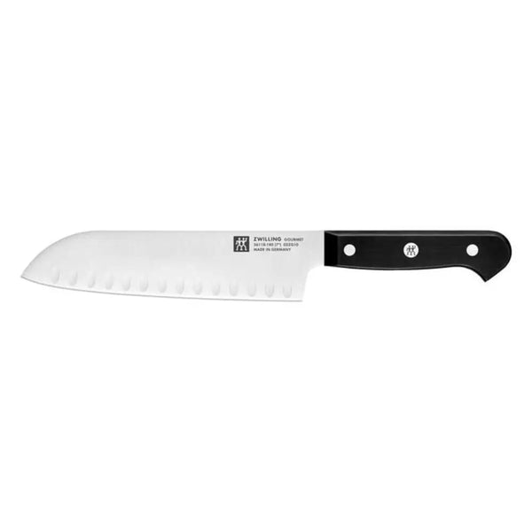 Zwilling 1002419 7" Santoku Knife with Black Plastic Handle