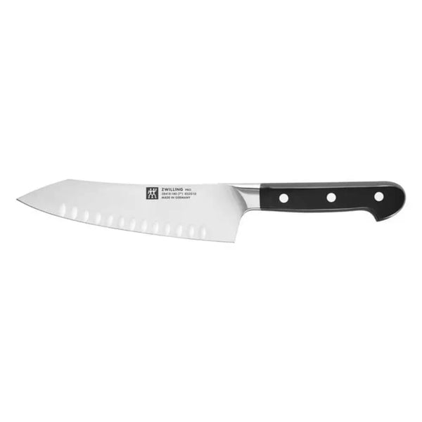 Zwilling 1002845 7" Rocking Santoku Knife with Black Plastic Handle