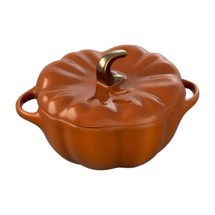 Staub 1004820 16 Oz Petite Pumpkin Cocotte, Burnt Orange