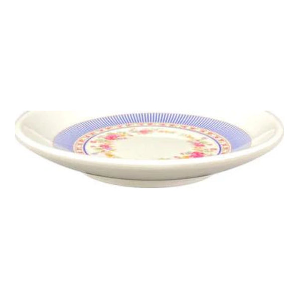 Thunder Group 1004AR Rose 4-1/2" Melamine Round Plate, Pack of 12