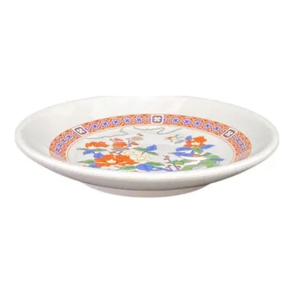 Thunder Group 1004TP Peacock 4-1/2" Melamine Round Plate, Pack of 12