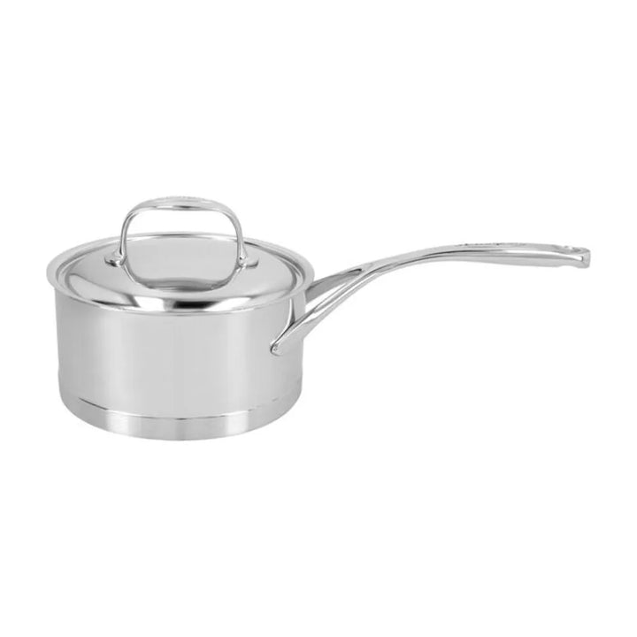 Demeyere 1005220 Atlantis 1.6-qt Stainless Steel Saucepan with Solid Metal Handle