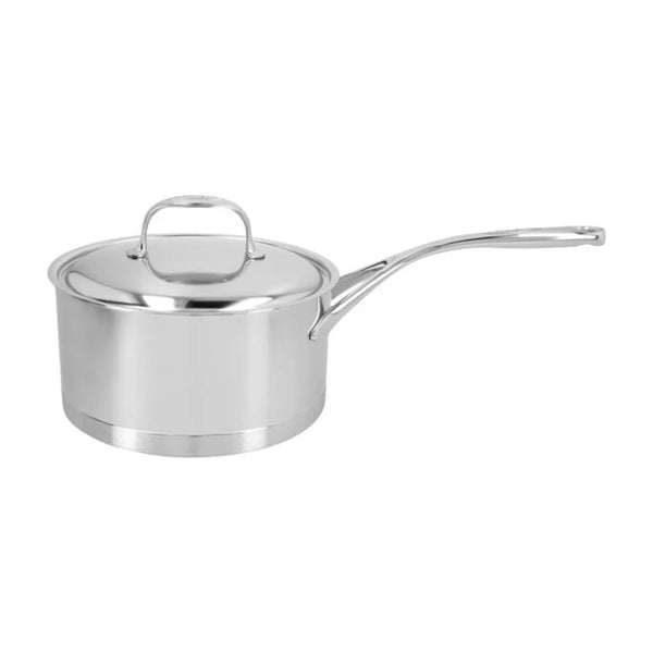 Demeyere 1005222 Atlantis 3.2-qt Stainless Steel Saucepan w/ Solid Metal Handle