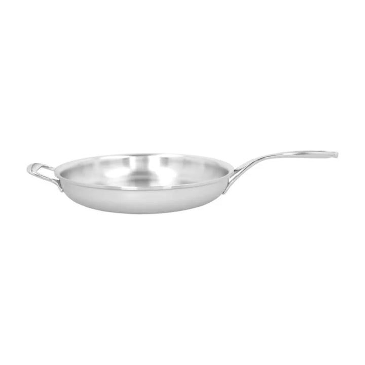 Demeyere 1005398 Atlantis Proline 12.6" Stainless Steel Fry Pan with Helper Handle