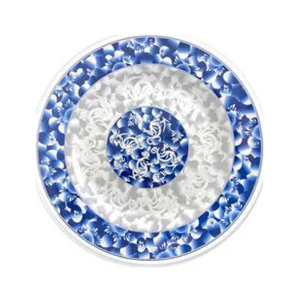 Thunder Group 1006DL Blue Dragon 6" Melamine Round Plate, Pack of 12