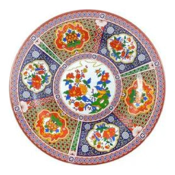 Thunder Group 1006TP Peacock 6" Melamine Round Plate, Pack of 12