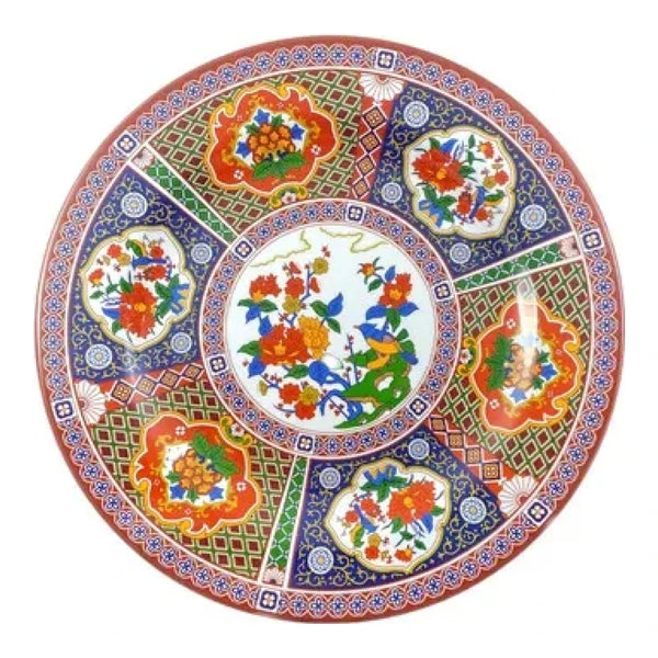 Thunder Group 1007TP Peacock 6-7/8" Melamine Round Plate, Pack of 12