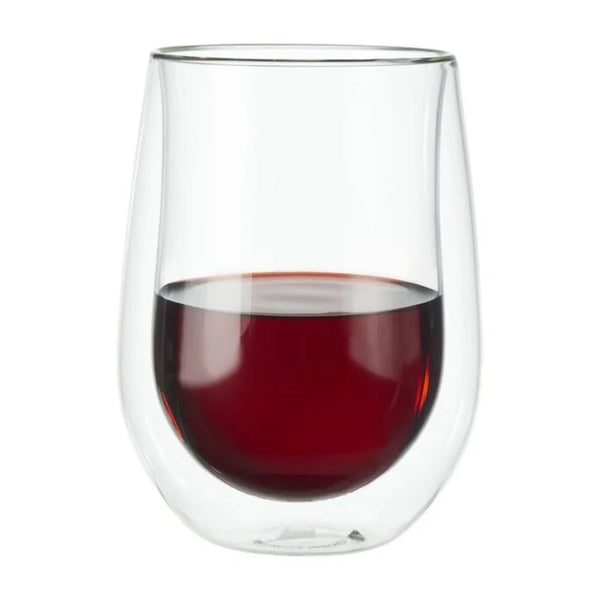 Zwilling 1008607 Sorrento 12 Oz Double Wall Red Wine Glass, 355ml, 2pc