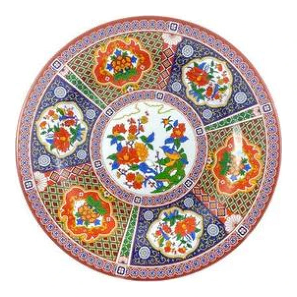 Thunder Group 1008TP Peacock 7-7/8" Melamine Round Plate, Pack of 12