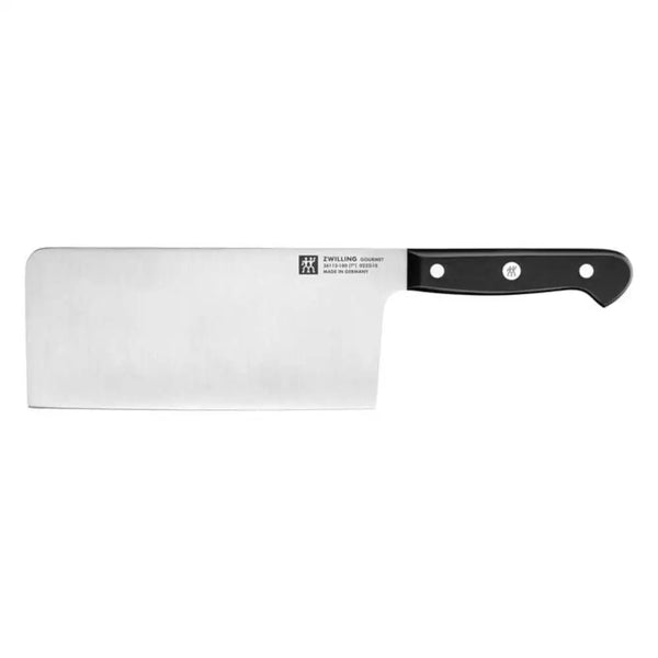 Zwilling 1010022 7" Chinese Chef's Knife with Black Plastic Handle