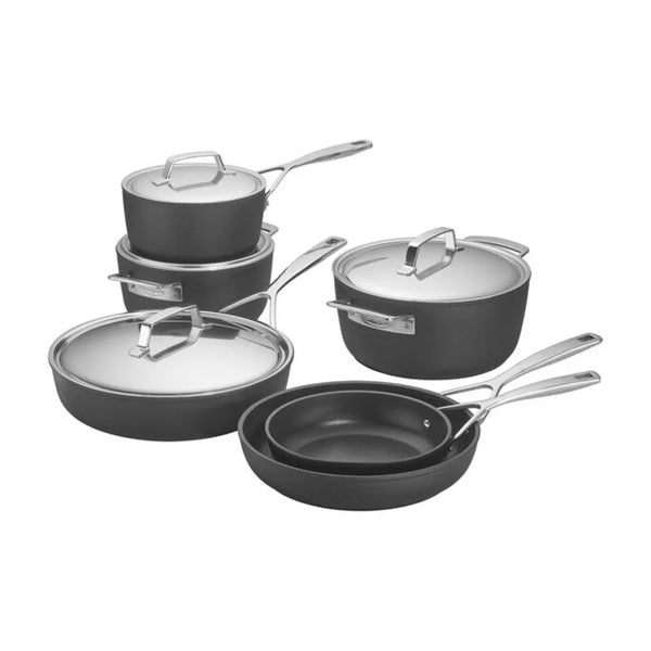 Demeyere 1010754 AluPro 10 Piece Aluminum Nonstick Cookware Set