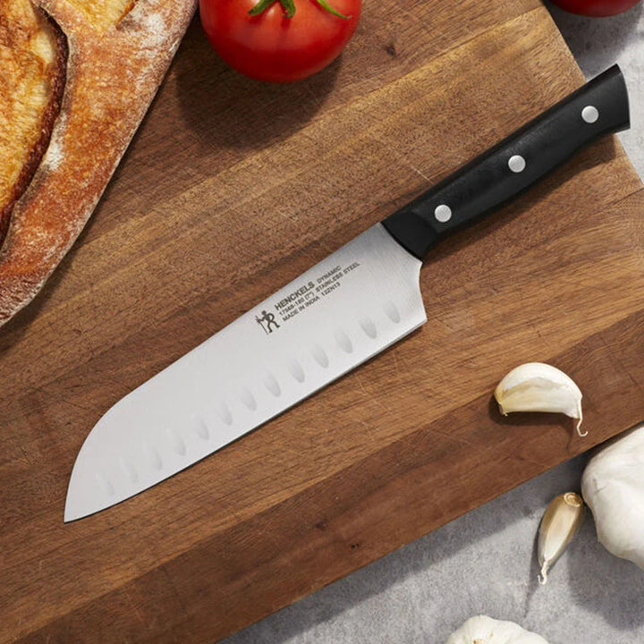 Henckels 1010986 Dynamic 7" Hollow Edge Santoku Knife