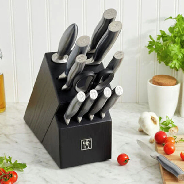 Henckels 1011027 Graphite 13-Piece Knife Set with Wood Block