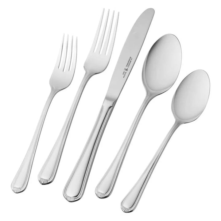 Henckels 1011379 65 Piece Stainless Steel Alcea Flatware Set