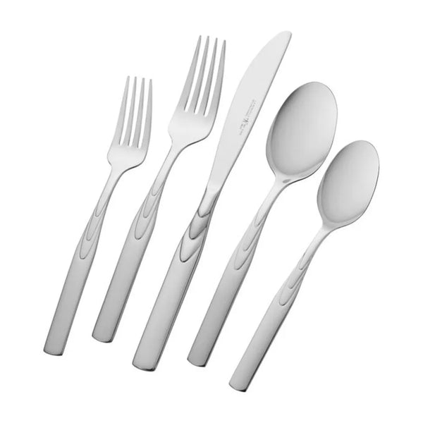 Henckels 1011413 45 Piece Stainless Steel Rapture Flatware Set