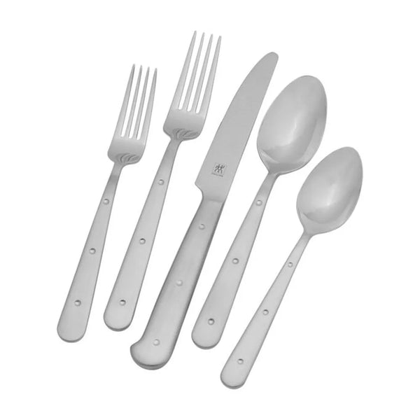 Zwilling 1011464 45 Piece Stainless Steel Porterhouse Flatware Set