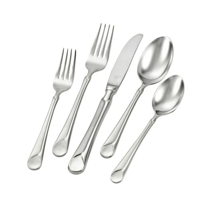 Zwilling 1011485 45 Piece Stainless Steel Provence Flatware Set