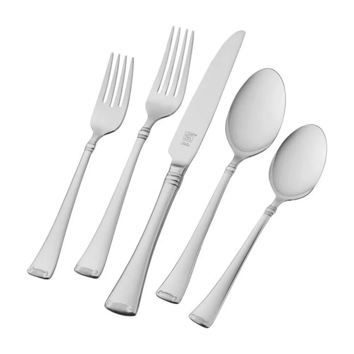 Zwilling 1011544 45 Piece Stainless Steel Angelico Flatware Set