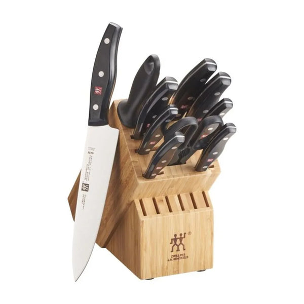 Zwilling 1011774 Twin Signature 11-Piece Knife Set with Bamboo Block