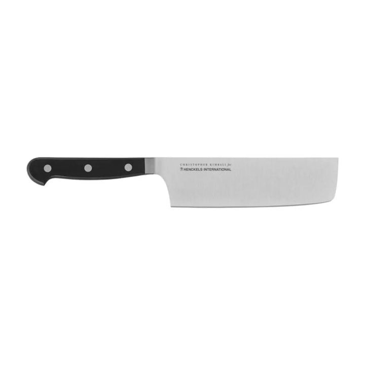 Henckels 1012060 6" Nakiri Knife with Black Plastic Handle