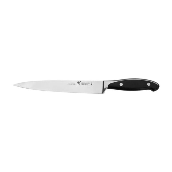 Henckels 1013832 Forged Synergy 8" Slicing/Carving Knife with Black Plastic Handle