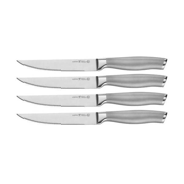 Henckels 1014113 Modernist 4 Piece Steak Knife Set with Stainless Handle