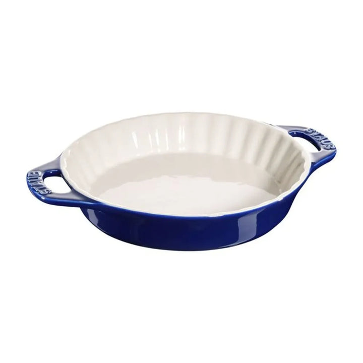 Staub 1014857 9-Inch Pie Baking Dishes, Dark Blue