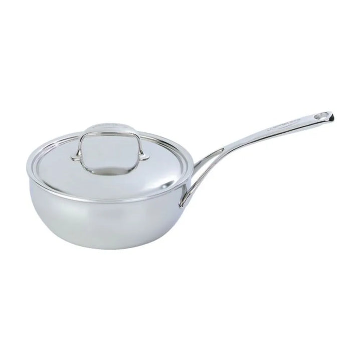 Demeyere 1015778 Atlantis 3.5-qt Stainless Steel Saucier with Solid Metal Handle