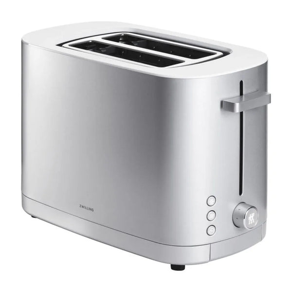 Zwilling 1016123 Enfinigy 2 Slice Toaster with 3 Automatic Programs, Silver