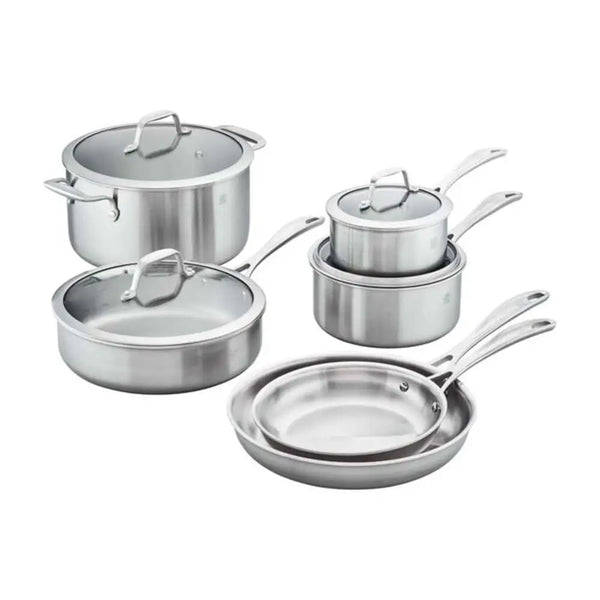 Zwilling 1016719 10 Piece Stainless Steel Cookware Set