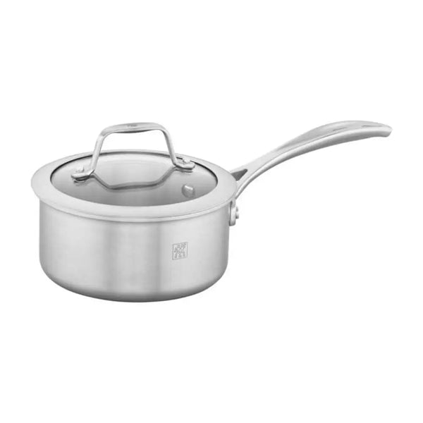 Zwilling 1016729 1-qt Stainless Steel Saucepan with Glass Lid