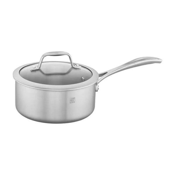 Zwilling 1016731 2-qt Stainless Steel Saucepan with Glass Lid