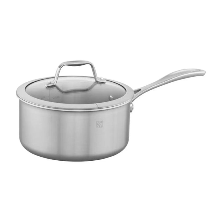 Zwilling 1016732 3-qt Stainless Steel Saucepan with Glass Lid