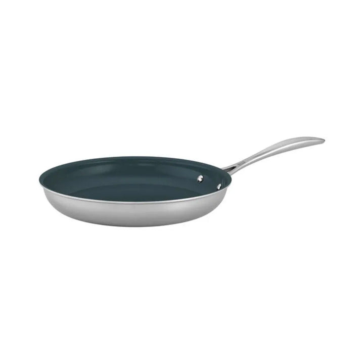 Zwilling 1017272 10" Stainless Steel Nonstick Frying Pan with Aluminum Core