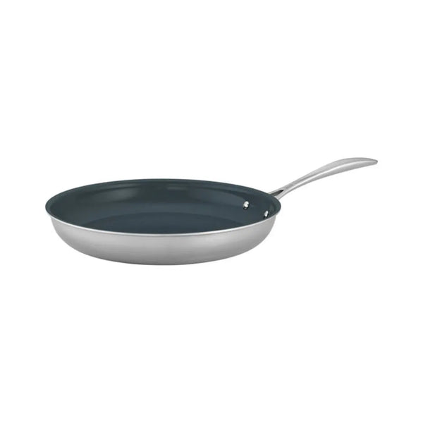 Zwilling 1017273 Clad CFX 12" Stainless Steel Ceramic Nonstick Fry Pan