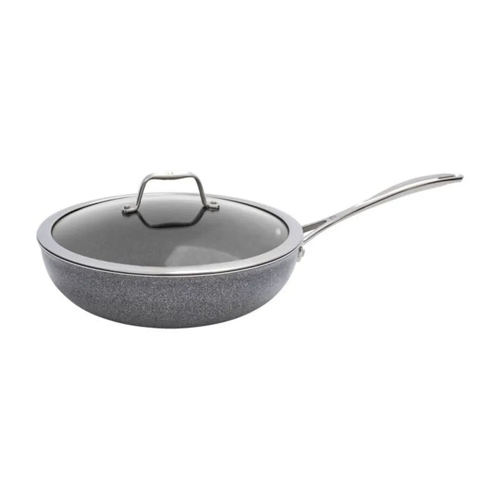 Henckels 1017339 Capri Granitium 11" Aluminum Nonstick Perfect Pan with Lid