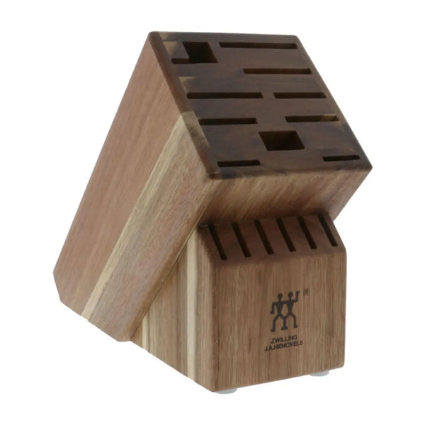 Zwilling 1018587 16 Slot Acacia Wood Knife Block