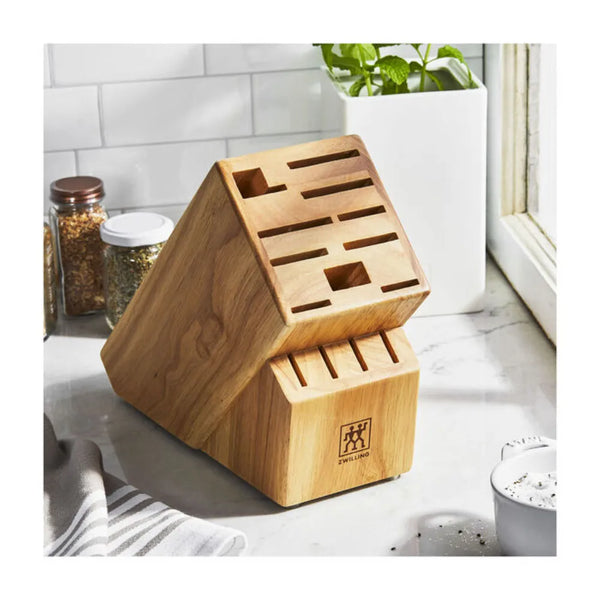 Zwilling 1018611 14 Slot Birchwood Knife Block