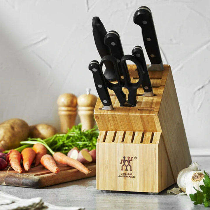 Zwilling 1018713 Professional S 7 Piece Knife Set with Birchwood Block