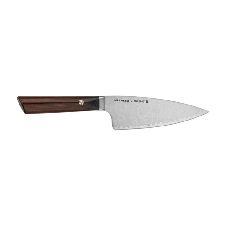 Zwilling 1019086 6 1/2" Chef's Knife with Brown Pakkawood Handle