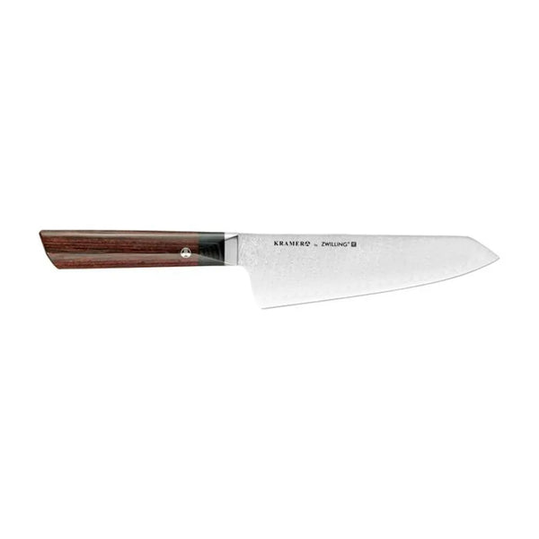 Zwilling 1019102 7" Santoku Knife with Brown Pakkawood Handle